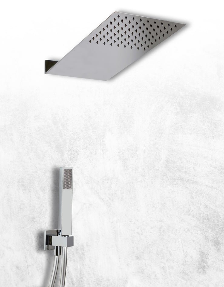 KIT DOCCIA RETTANGOLARE CROMATO