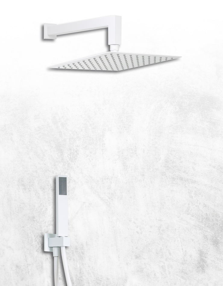 KIT DOCCIA QUADRO BIANCO OPACO